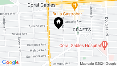 Map of 329 Palermo Ave, Coral Gables FL, 33134