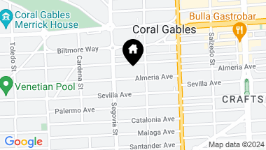 Map of 515 Almeria Ave, Coral Gables FL, 33134