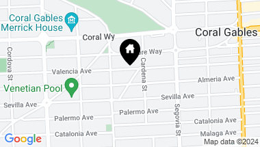 Map of 718 Valencia Ave # 207, Coral Gables FL, 33134