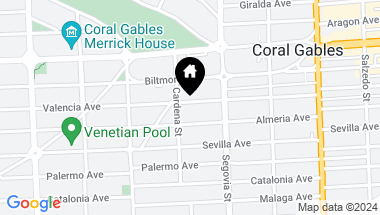 Map of 650 Valencia Ave # 304, Coral Gables FL, 33134