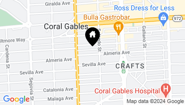 Map of 325 Almeria Ave, Coral Gables FL, 33134