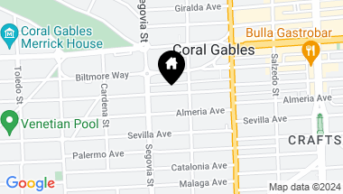 Map of 515 Valencia Ave # 603, Coral Gables FL, 33134