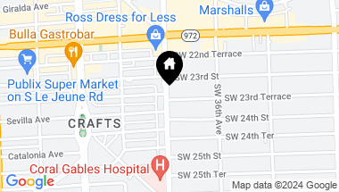 Map of 2345 Douglas Rd, Miami FL, 33145