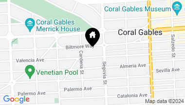 Map of 600 BILTMORE WY # 1014, Coral Gables FL, 33134