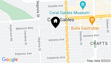 Map of 441 Valencia Ave PH, Coral Gables FL, 33134