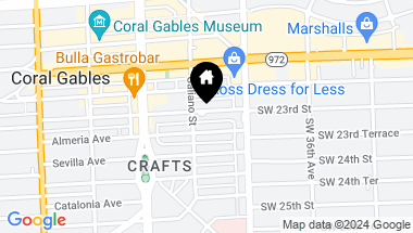 Map of 66 Valencia Ave # 602A, Coral Gables FL, 33134