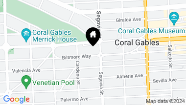 Map of 625 Biltmore Way # 302, Coral Gables FL, 33134