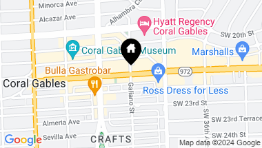 Map of 99 Miracle Mile- RESTAURANT FOR SALE, Coral Gables FL, 33134