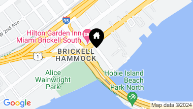 Map of 2501 Brickell Ave # 309, Miami FL, 33129