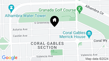 Map of 1132 Asturia Ave, Coral Gables FL, 33134