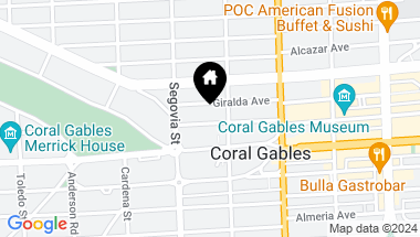 Map of 517 Aragon Ave, Coral Gables FL, 33134