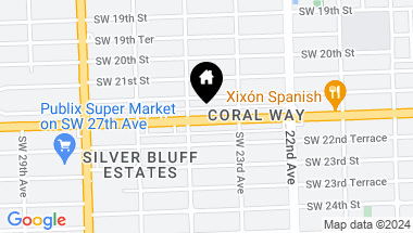 Map of 2335 Coral Way, Miami FL, 33145