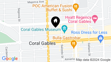 Map of 353 Aragon Ave, Coral Gables FL, 33134