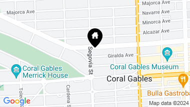 Map of 541 Giralda Ave, Coral Gables FL, 33134