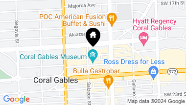 Map of 275 Giralda Ave # C5, Coral Gables FL, 33134