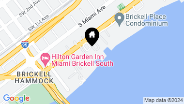 Map of 2127 Brickell Ave # 3101, Miami FL, 33129
