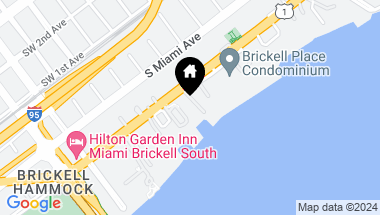 Map of 2025 Brickell Ave # 303, Miami FL, 33129