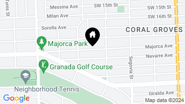 Map of 728 Majorca Ave, Coral Gables FL, 33134
