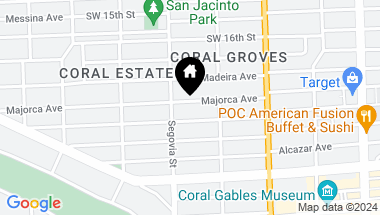 Map of 528 Majorca Ave, Coral Gables FL, 33134