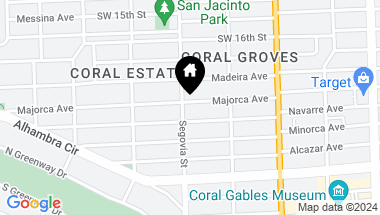Map of 540 Majorca Ave # 0, Coral Gables FL, 33134