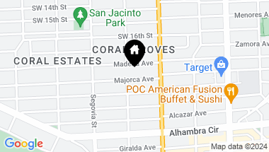 Map of 439 Majorca Ave, Coral Gables FL, 33134