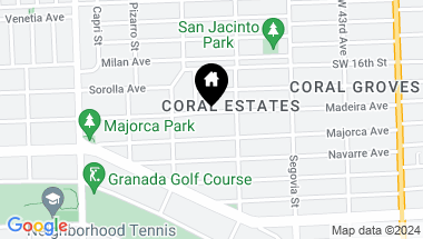 Map of 720 Madeira Ave, Coral Gables FL, 33134