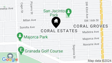 Map of 705 Madeira Ave, Coral Gables FL, 33134
