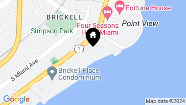 Map of 1581 Brickell Ave # 508, Miami FL, 33129