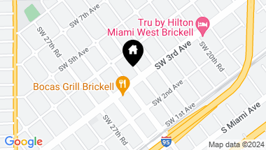 Map of 2400 SW 3rd Ave # 801, Miami FL, 33129