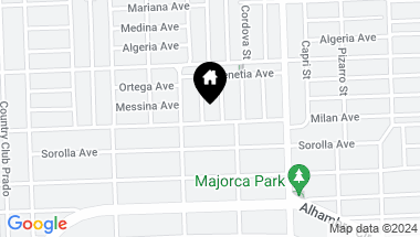 Map of 1133 Milan Ave, Coral Gables FL, 33134