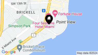 Map of 151 SE 15th Rd # 2601, Miami FL, 33129