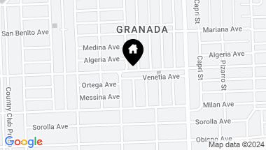 Map of 1139 Venetia Ave, Coral Gables FL, 33134
