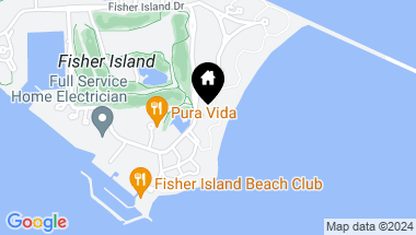 Map of 7954 Fisher Island Dr # 7954, Miami Beach FL, 33109