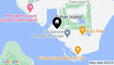 Map of 2412 Fisher Island Dr # 5102, Miami Beach FL, 33109