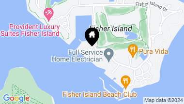 Map of 2534 Fisher Island Dr # 6304, Miami Beach FL, 33109