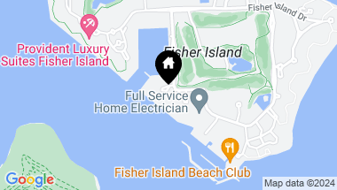Map of 2514 Fisher Island Dr # 6104, Miami Beach FL, 33109