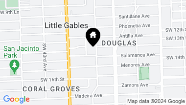 Map of 1310 Salzedo St, Coral Gables FL, 33134