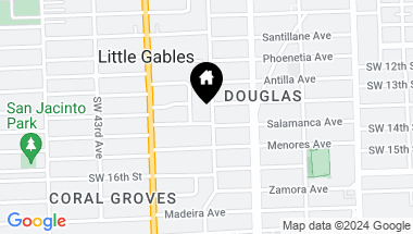 Map of 1308 Salzedo St # 1308, Coral Gables FL, 33134