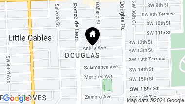 Map of 114 Antilla Ave, Coral Gables FL, 33134