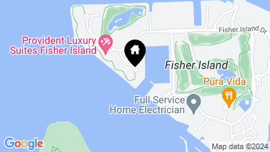 Map of 1006 Fisher Island Drive, Fisher Island FL, 33109