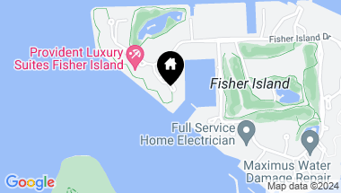 Map of 1010 Fisher Island Drive, Fisher Island FL, 33109