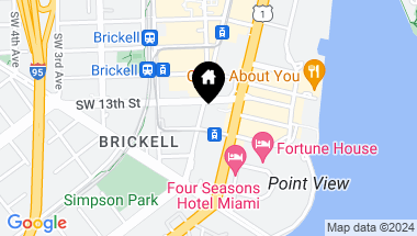 Map of 1333 S Miami Avenue Unit: 300, Miami FL, 33130