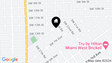 Map of 801 SW 24th Rd, Miami FL, 33129