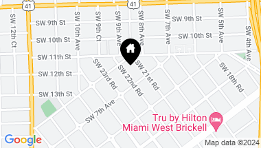 Map of 745 SW 22nd Rd, Miami FL, 33129