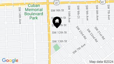 Map of 1123 SW 12th St, Miami FL, 33129