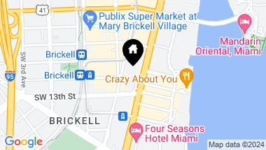 Map of 1110 Brickell Ave # 504A, Miami FL, 33131