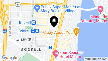 Map of 1080 Brickell Ave 3700-3701, Miami FL, 33131