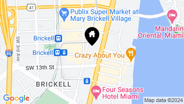 Map of 1080 Brickell Ave 2005, Miami FL, 33131