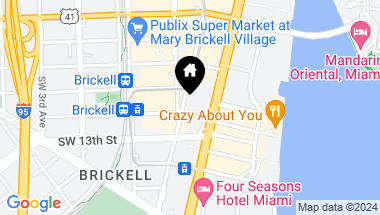Map of 1080 Brickell Ave # 2701, Miami FL, 33131
