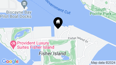 Map of 6 Fisher Island Dr Unit: 504C, Fisher Island FL, 33109